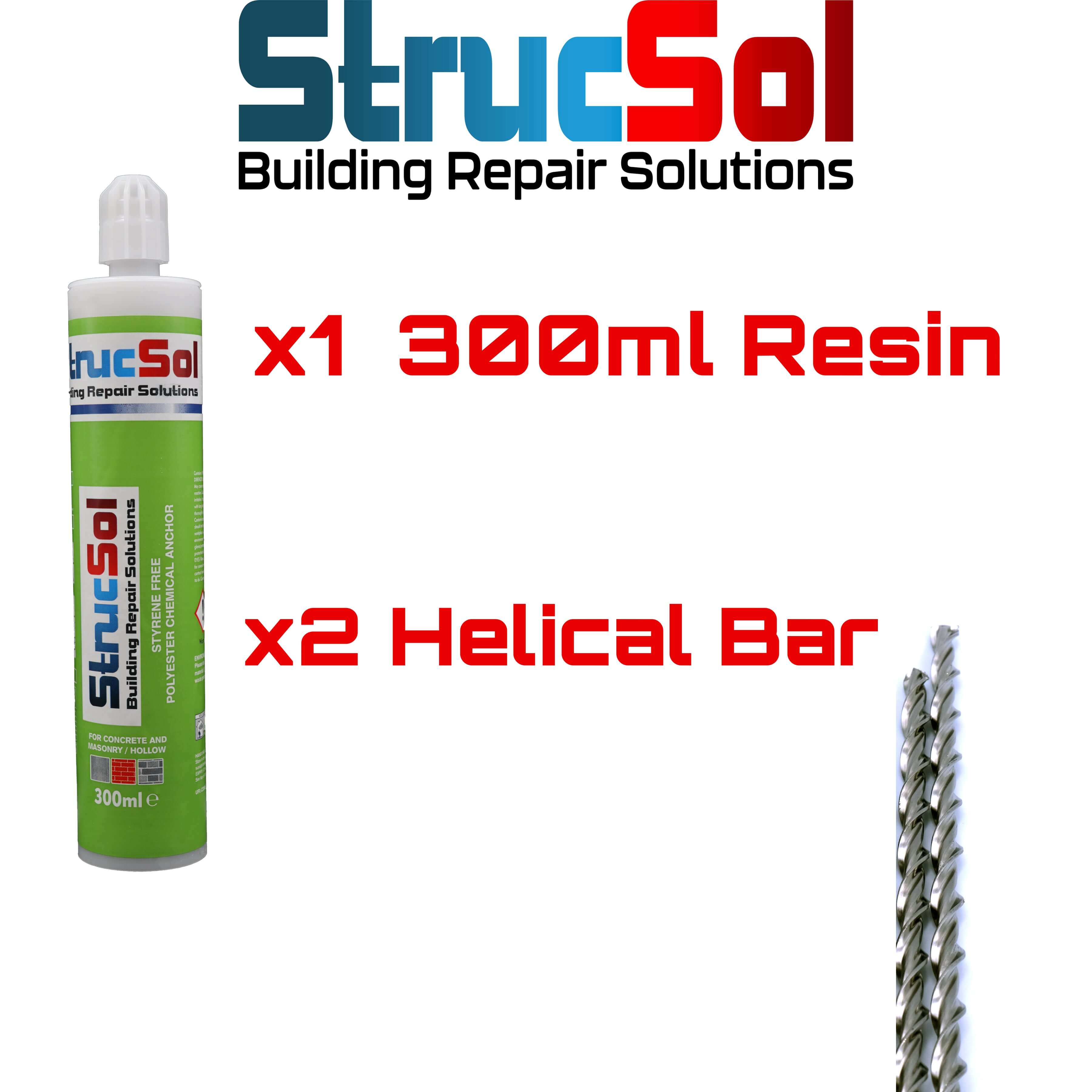 300ml Helical Bar Crack Stitch Kit (variations).