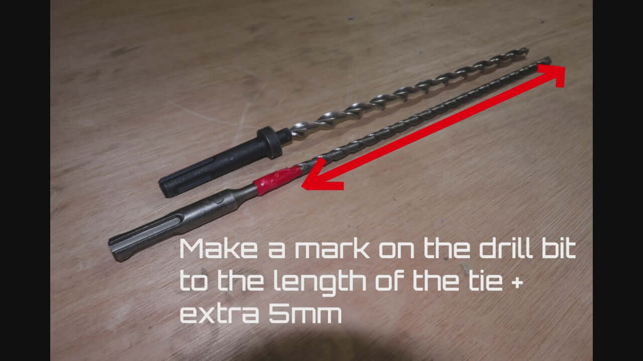 Wall tie install video