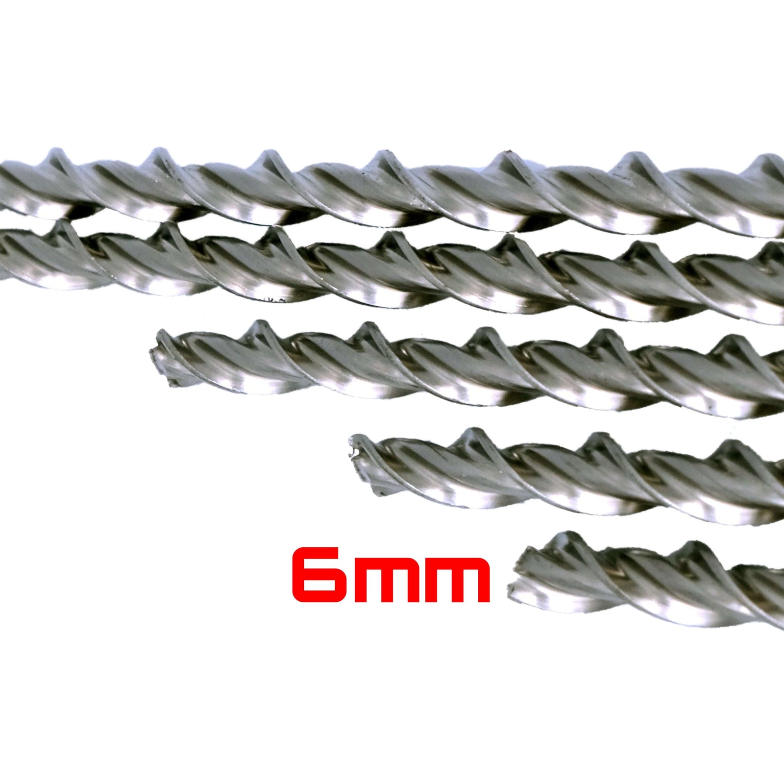 6mm Crack Stitching Helical Bars x 1m