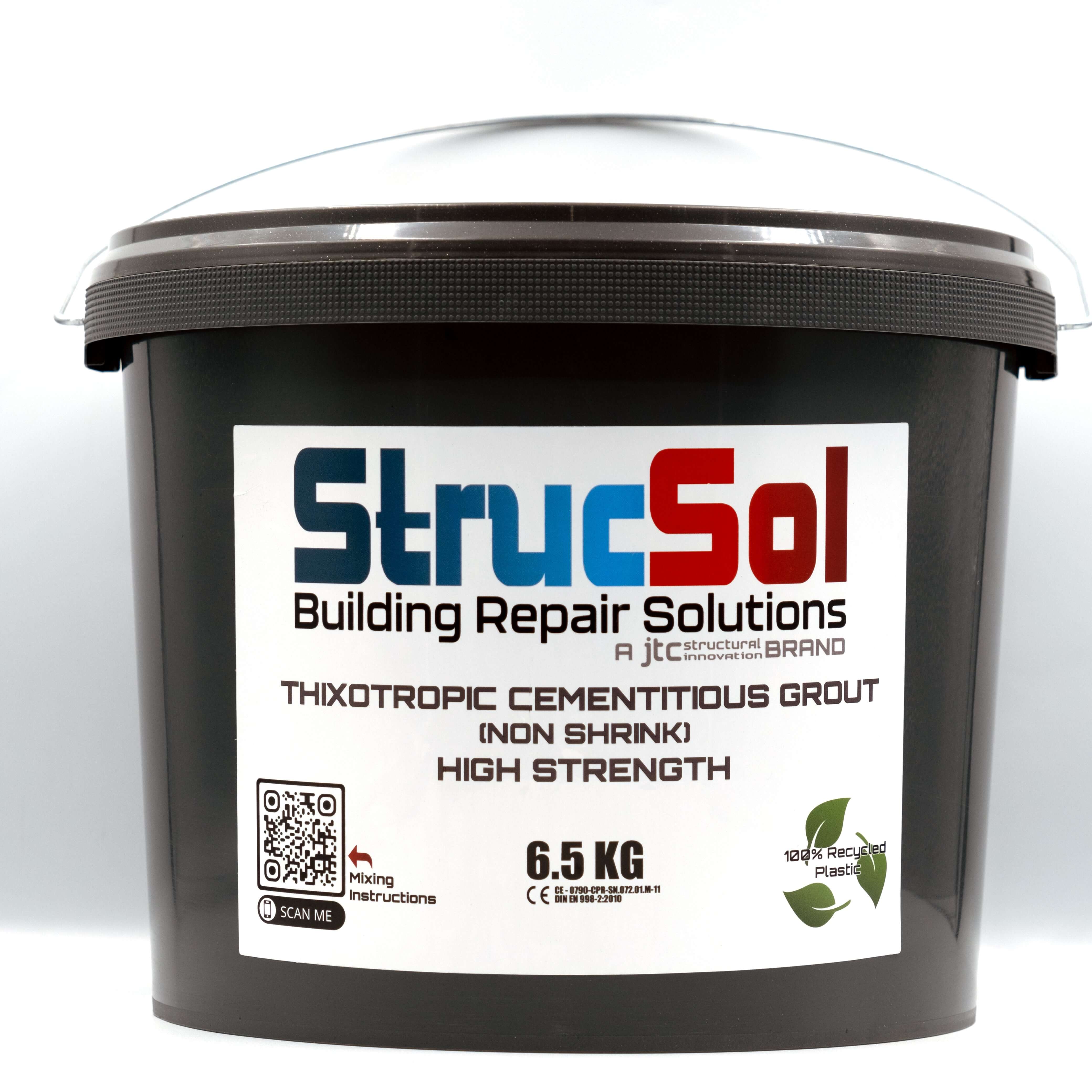 Strucsol Grout Crack Stitch Kit - 6mm x 1 metre bar - 4.5L Grout.