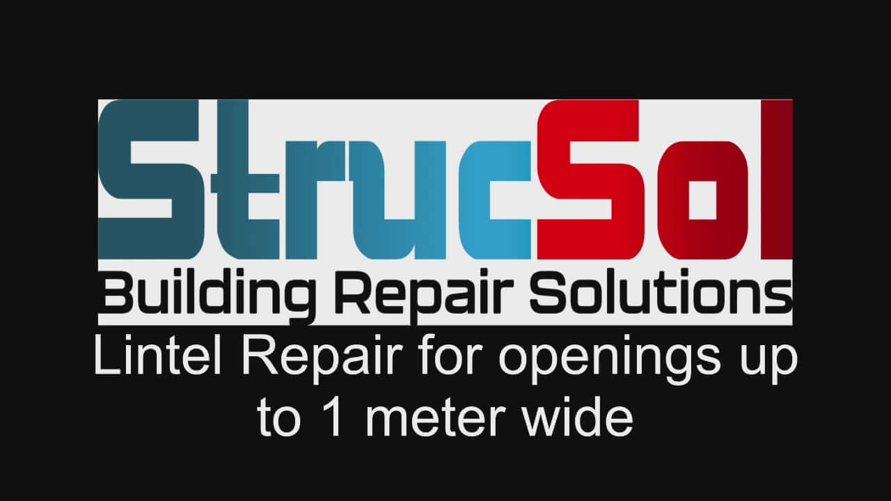 How to video on strucsol short window lintel repair