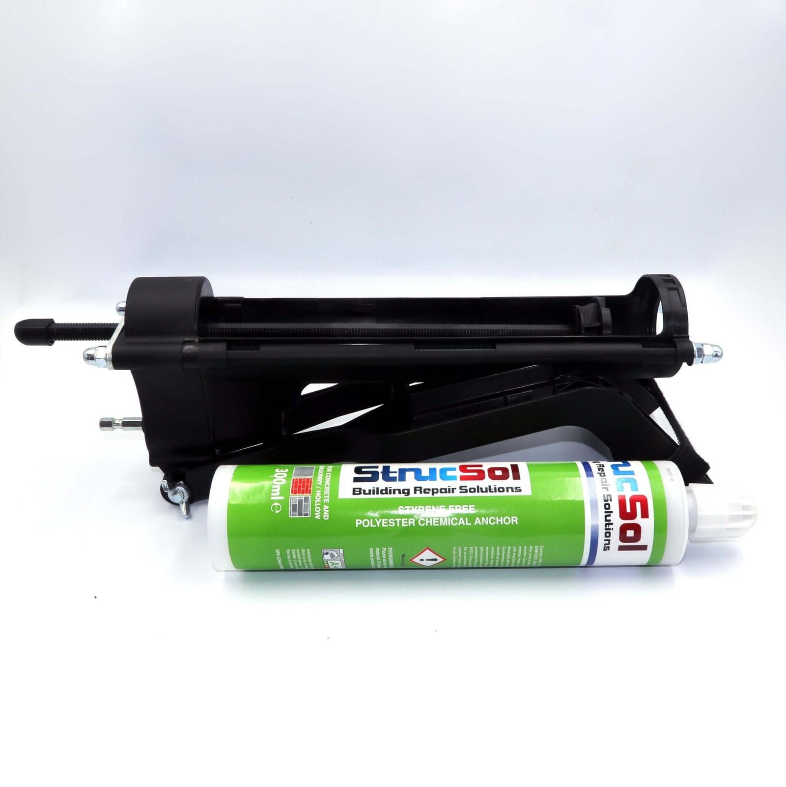 Strucsol 300ml Auto Resin Gun (Power Tool Adapter).