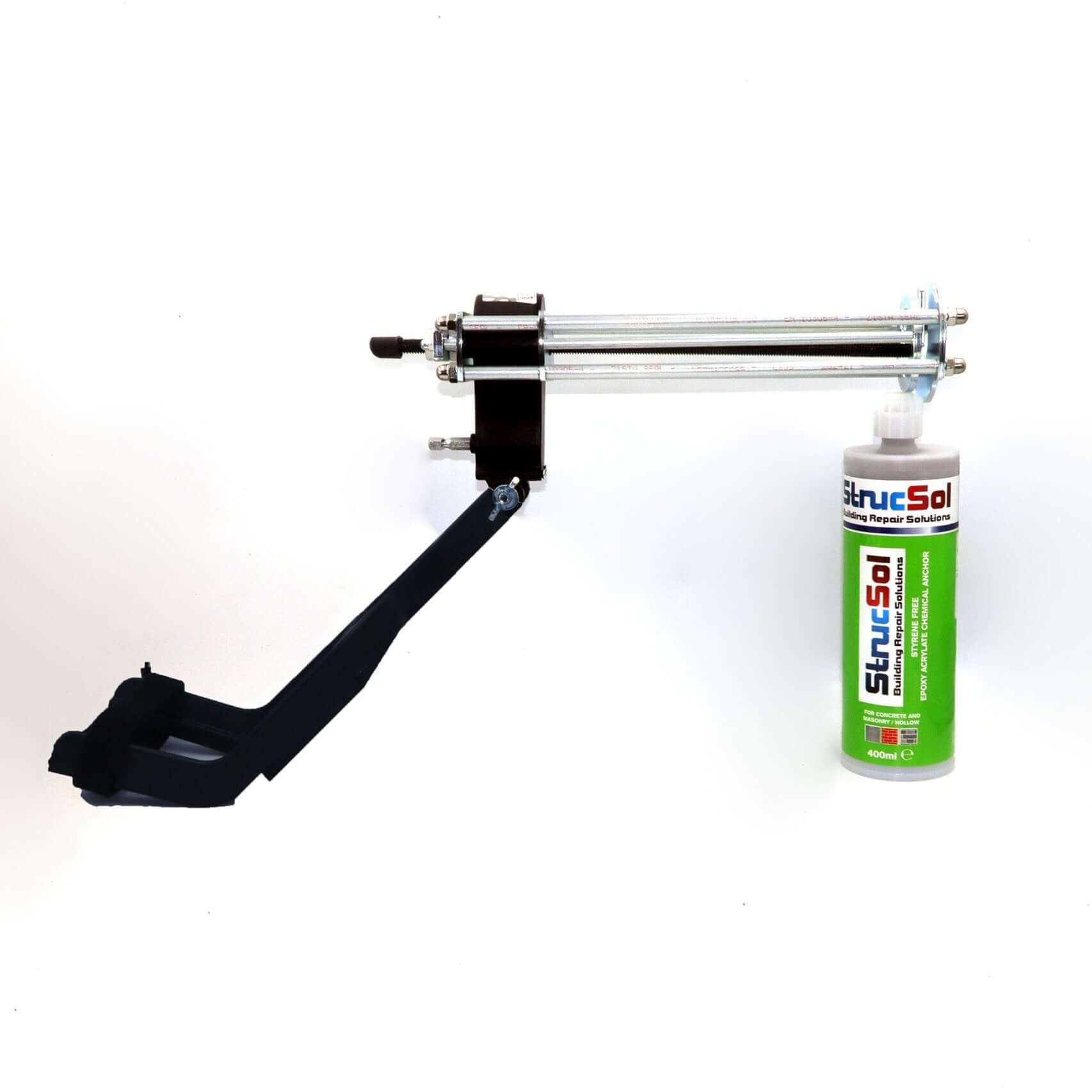 Strucsol 380ml - 410ml Auto Resin Gun (Power Tool Adapter).