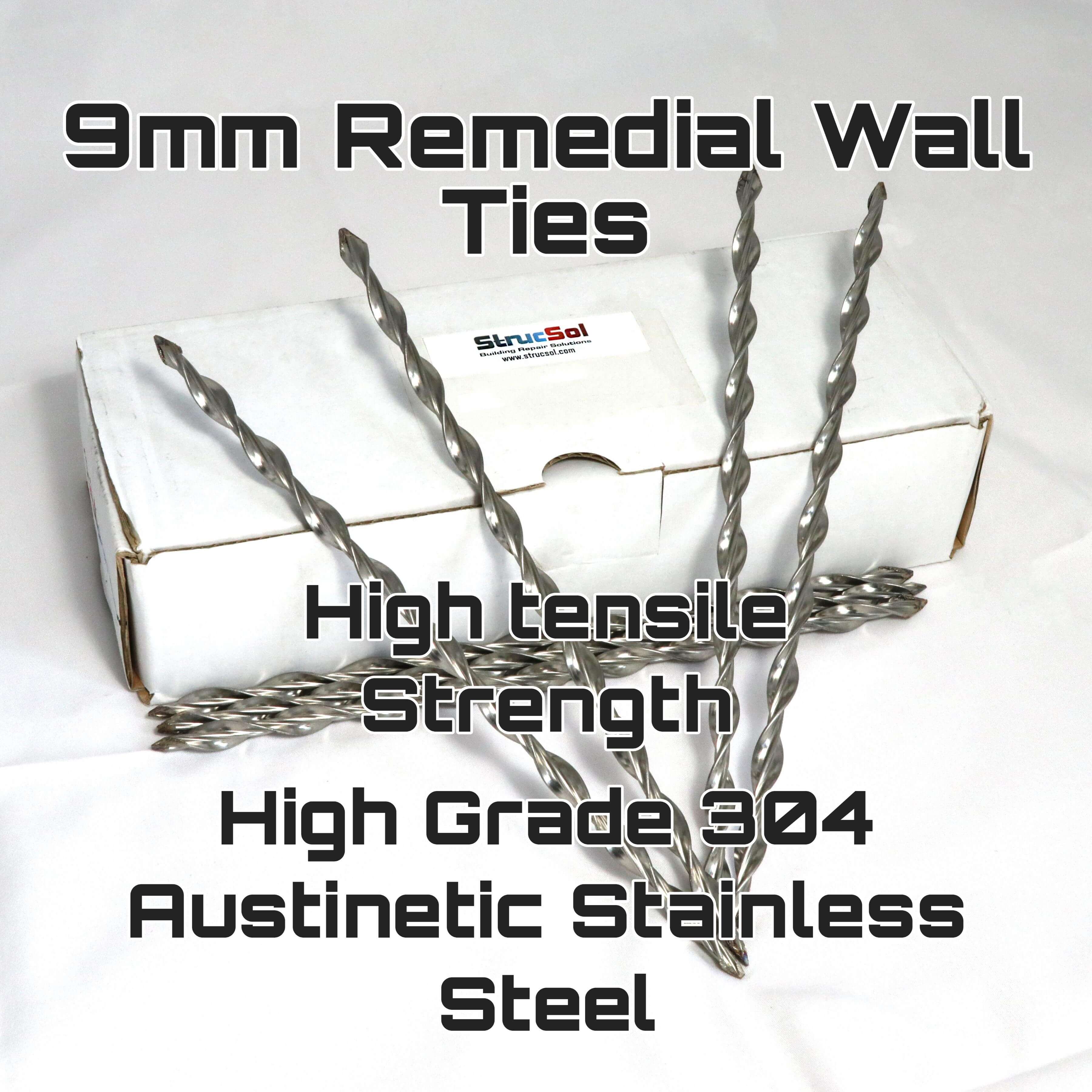 Strucsol 9mm wall ties