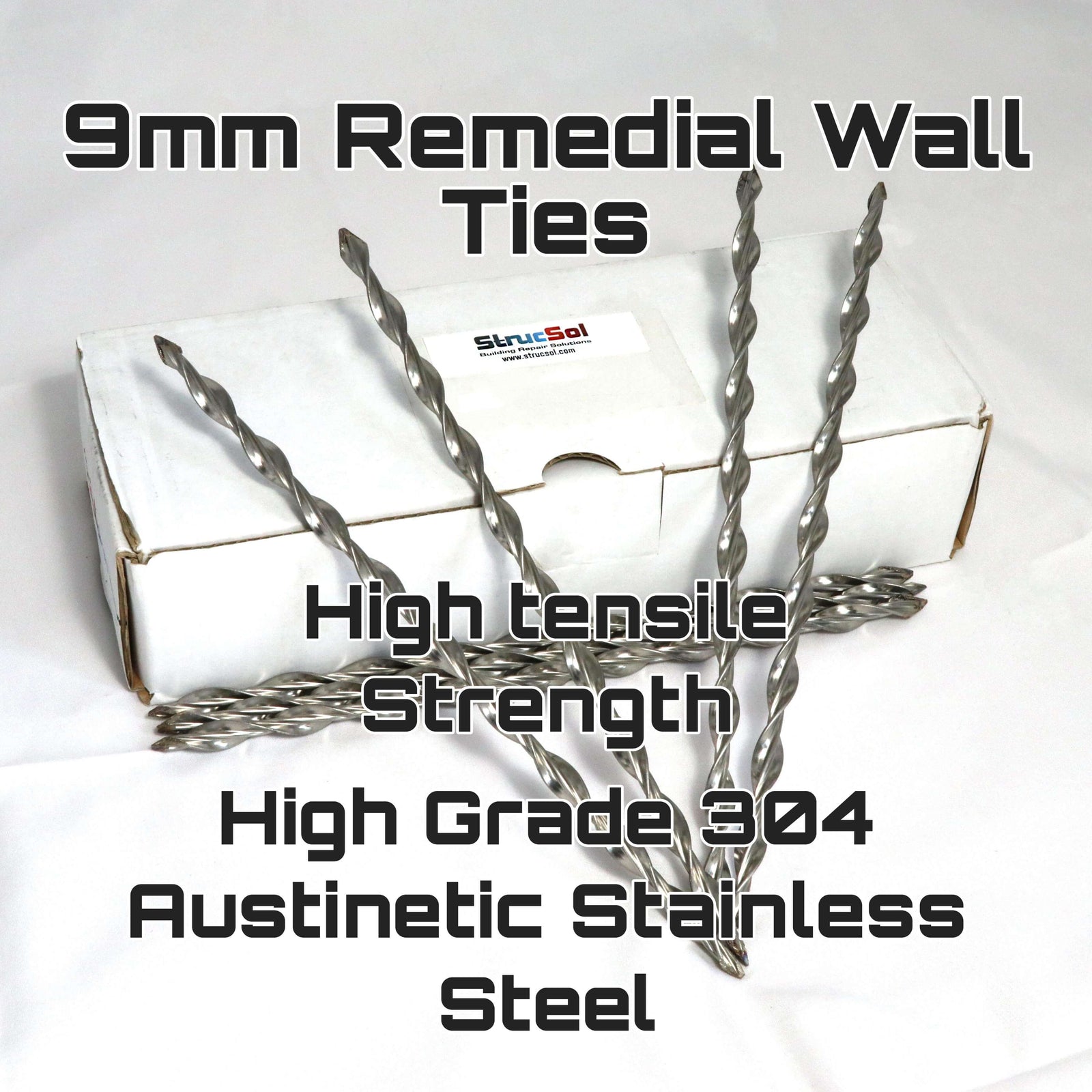 Strucsol 9mm wall ties