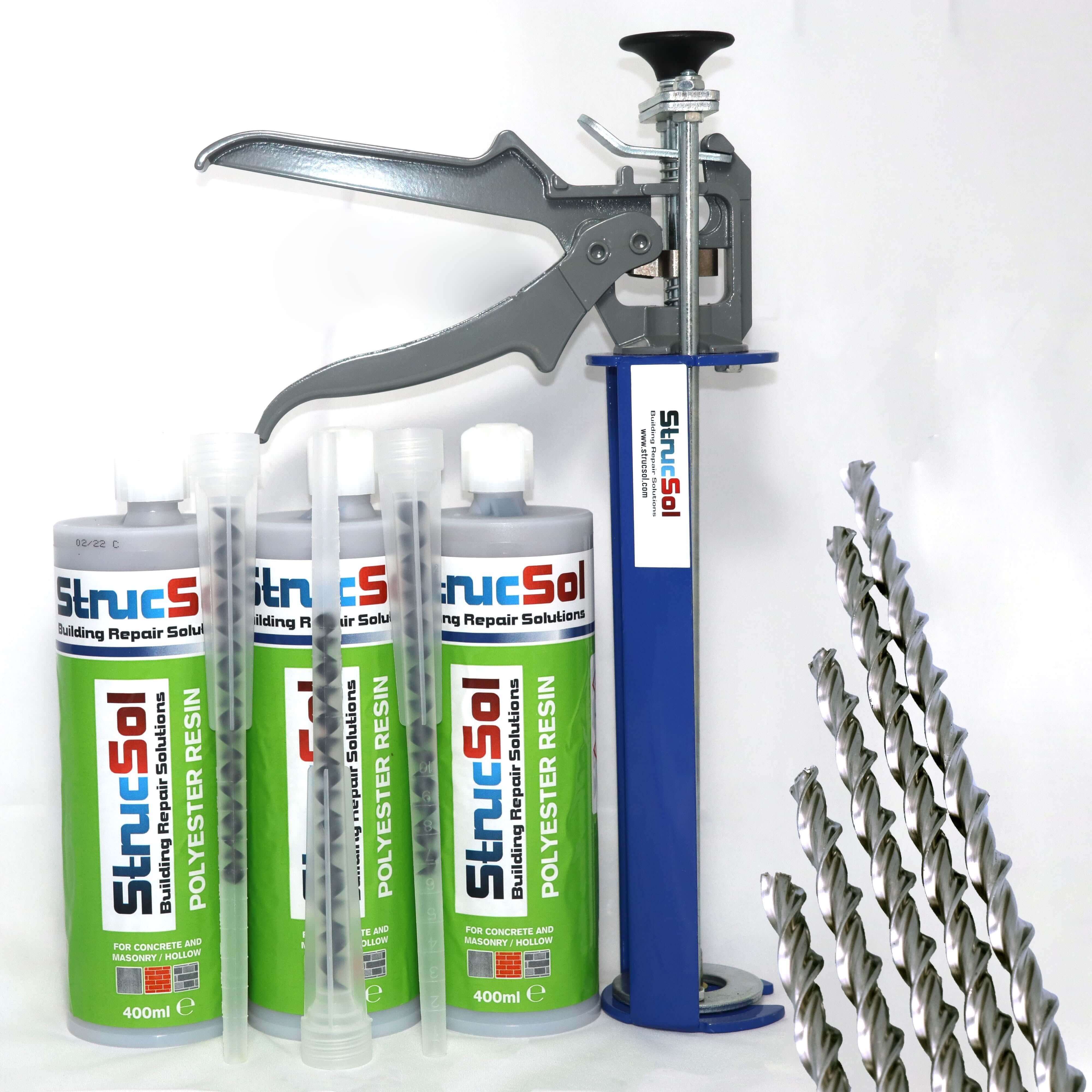 Heavy Duty Crack Stitch Repair Kit (SMALL).